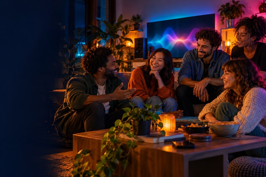 People enjoying an experience together